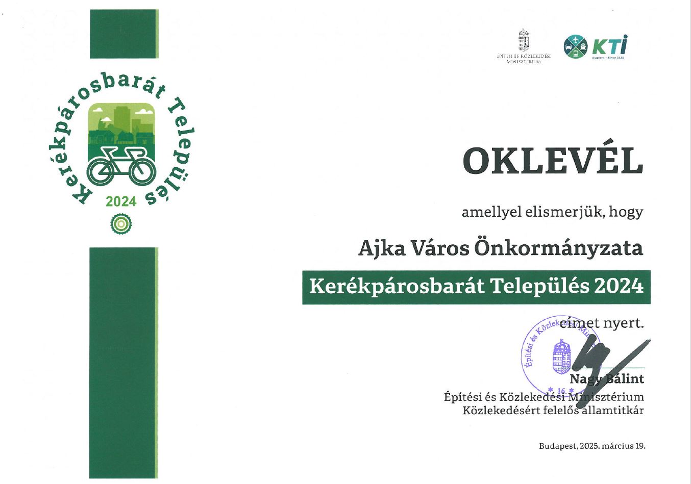 Oklevél